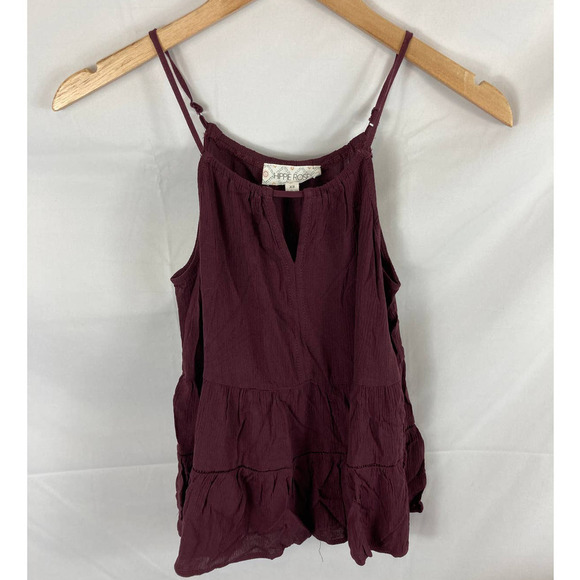 Hippie Rose Tops - Hippie Rose tiered sleeveless purple top size XS. 3 for $15